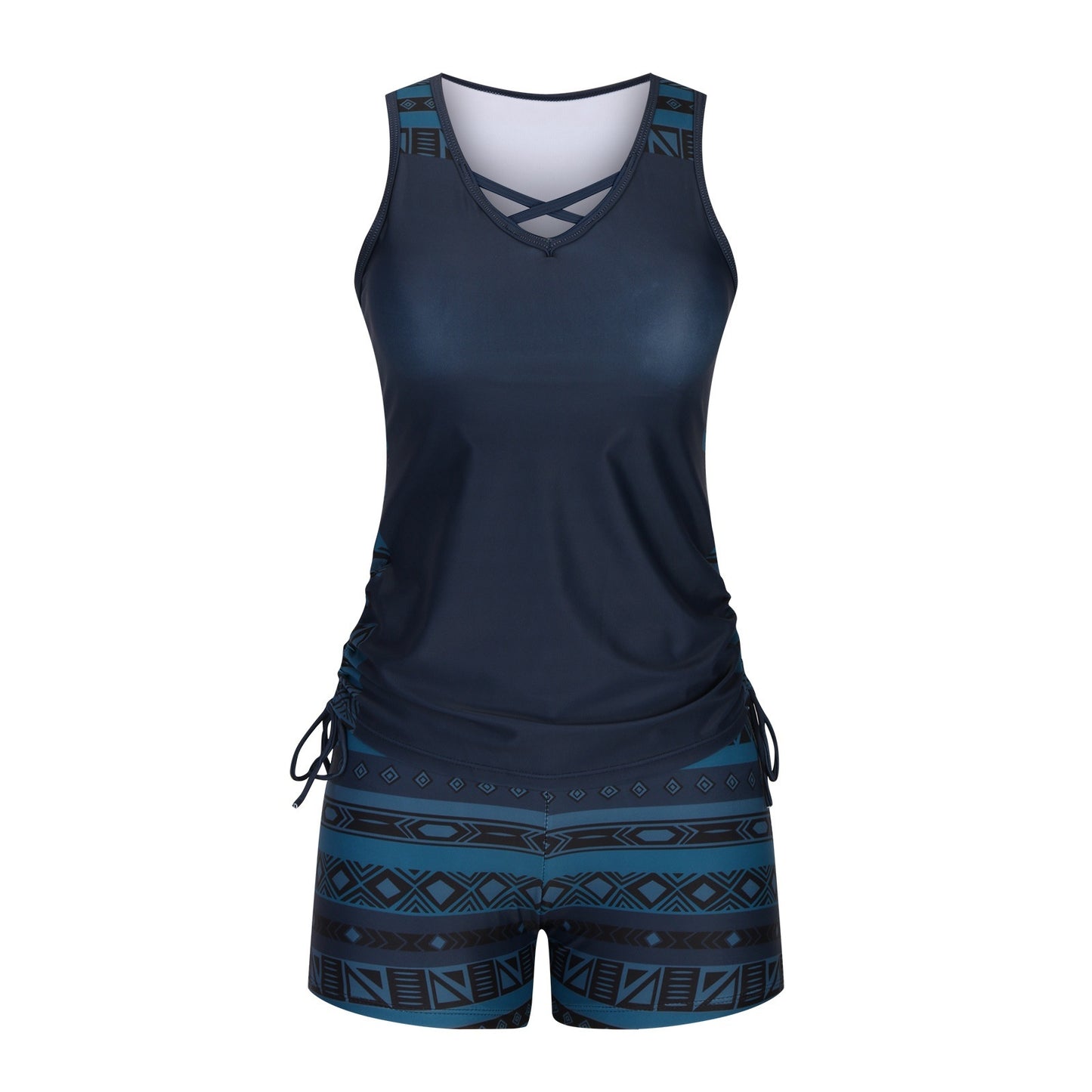 Women's Printed Lace Two-piece Swimsuit