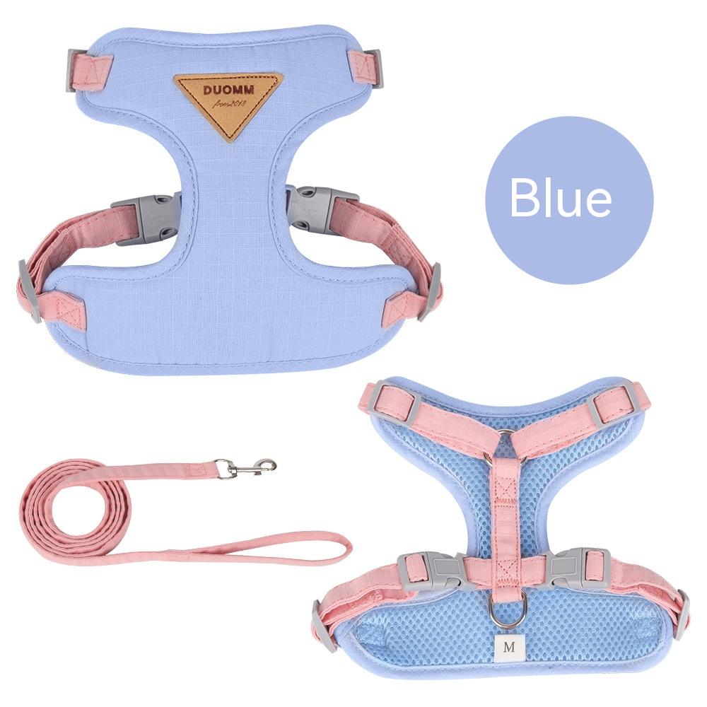 Hot Sale Dog Breast Strap Anti Breaking Loose Pet Harness Small Dog Dog Leash Pet Hand Holding Rope Wholesale