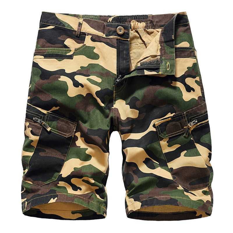 New Mens Workwear Shorts,Camouflage Loose Fitting Oversized Casual Mens Capris