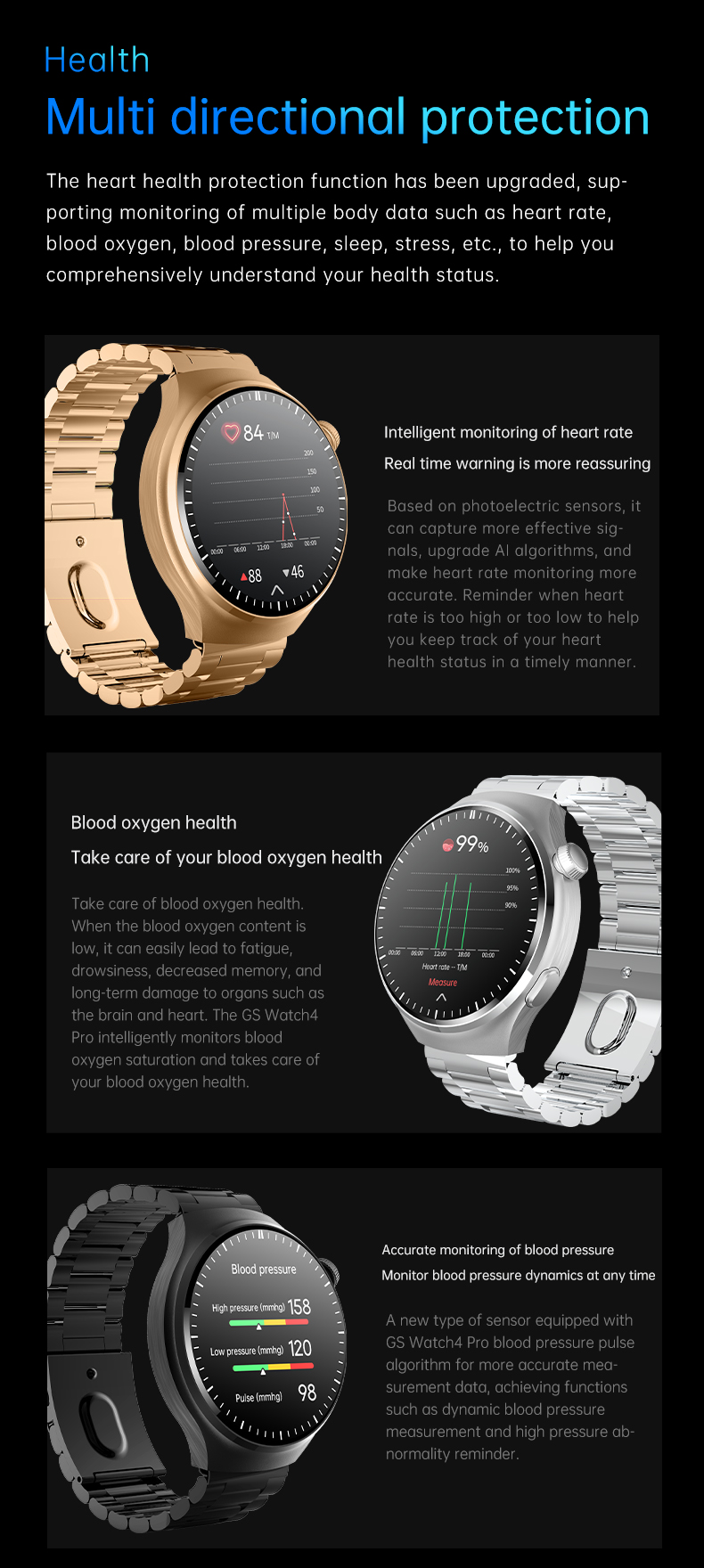 GS Watch4 Pro Smart Bracelet