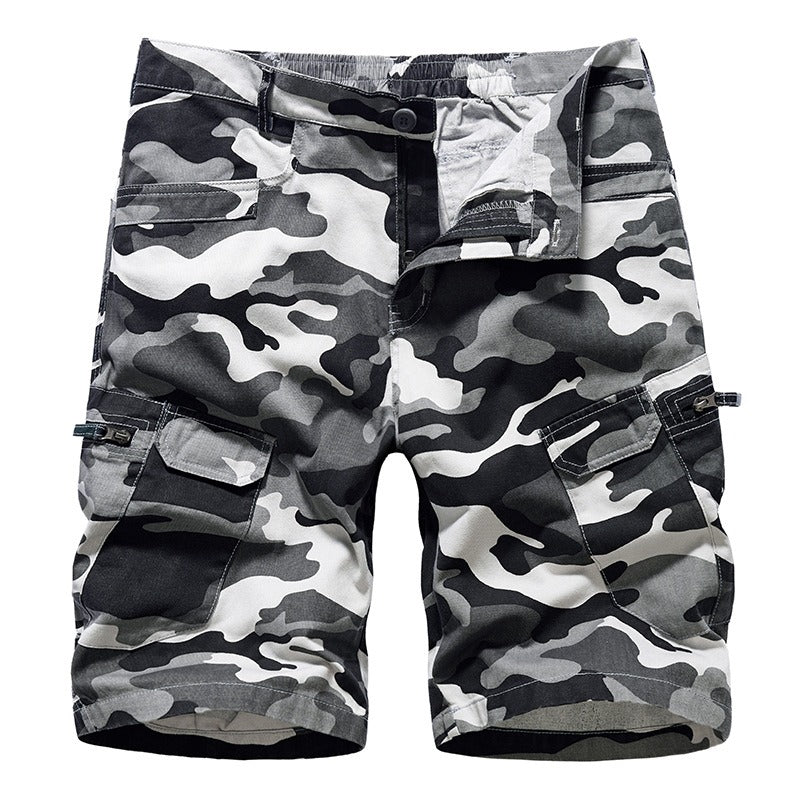 New Mens Workwear Shorts,Camouflage Loose Fitting Oversized Casual Mens Capris