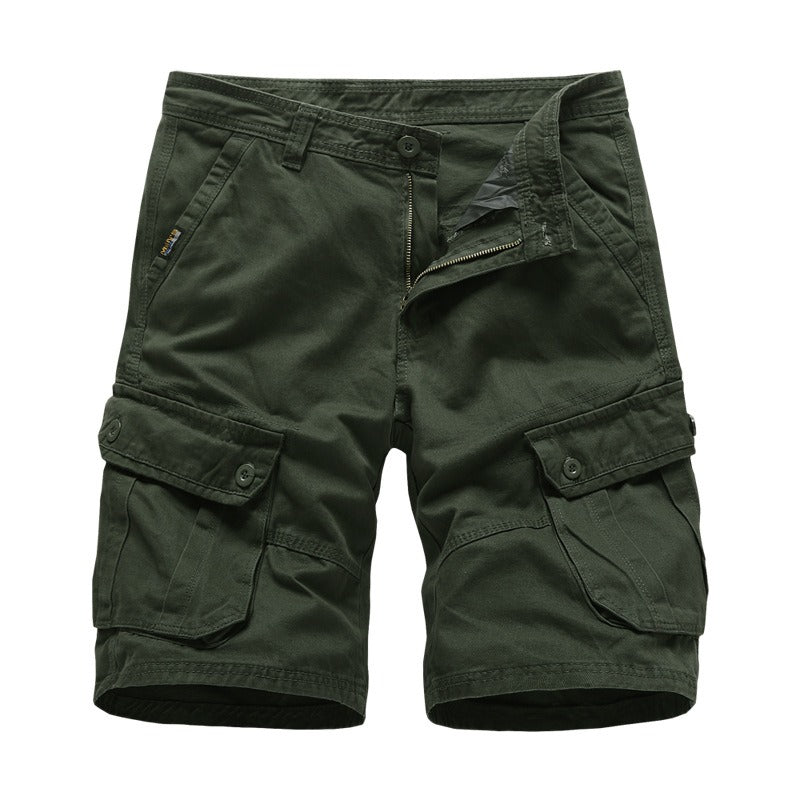 Mens Pants Summer Casual Pants Mens Capris Loose Cargo Pants Cotton Shorts Mens Large Sweatpants Pants