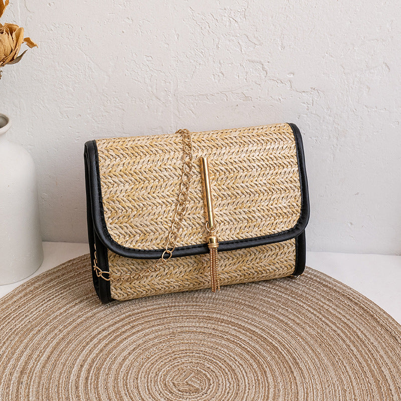 Straw Bag Trendy And Versatile Women