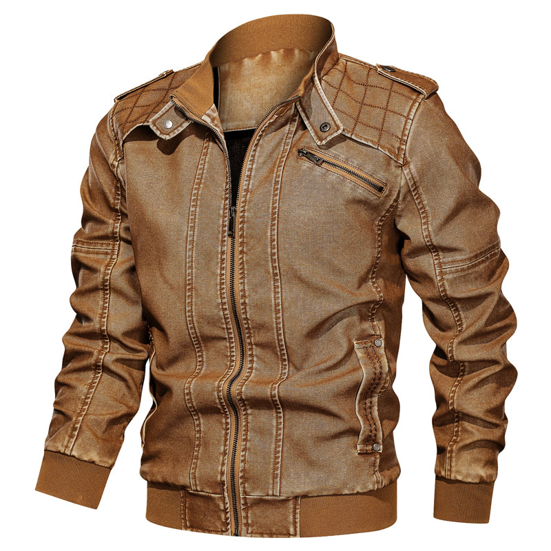 Men's vintage leather jacket