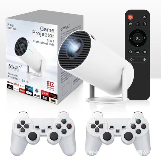 New game version HY300/P30 4K Android 11 game console HD projection home projector