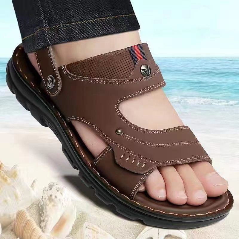 Men's Sandals Fashion Casual Beach Soft Bottom Slippers