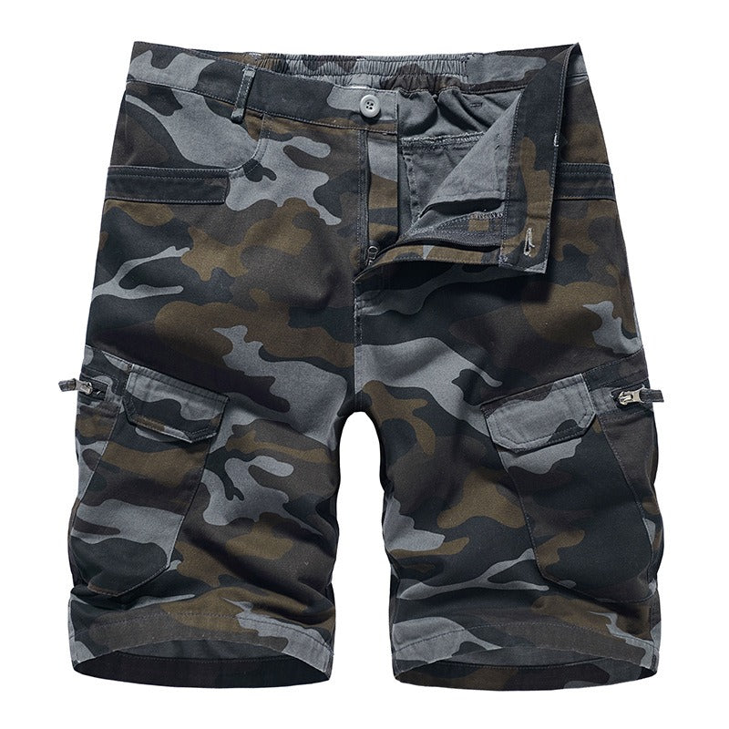 New Mens Workwear Shorts,Camouflage Loose Fitting Oversized Casual Mens Capris