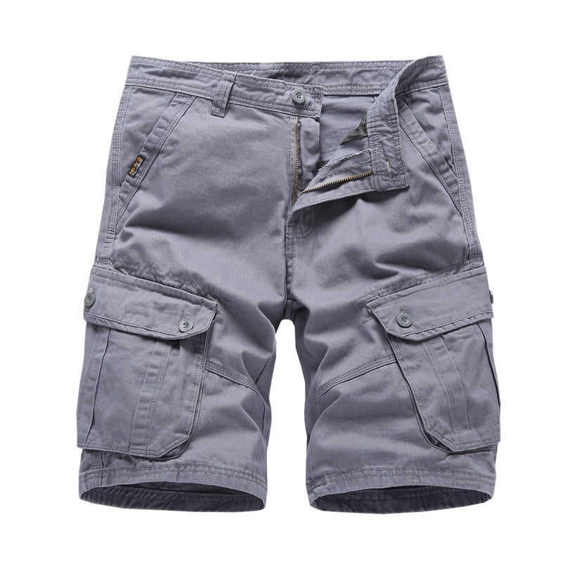 Mens Pants Summer Casual Pants Mens Capris Loose Cargo Pants Cotton Shorts Mens Large Sweatpants Pants