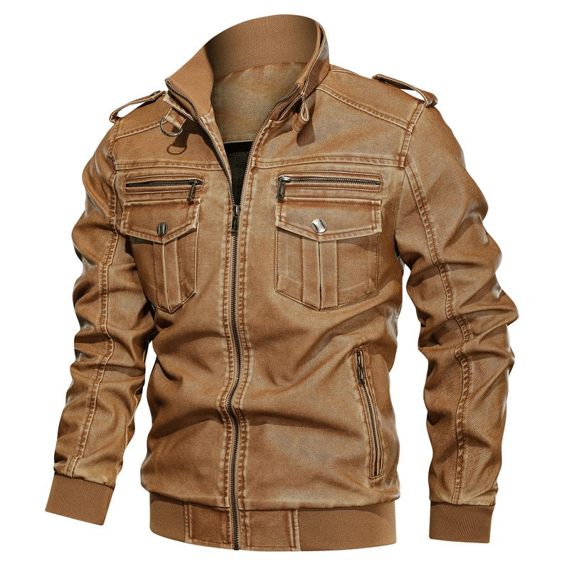 Men's vintage leather jacket