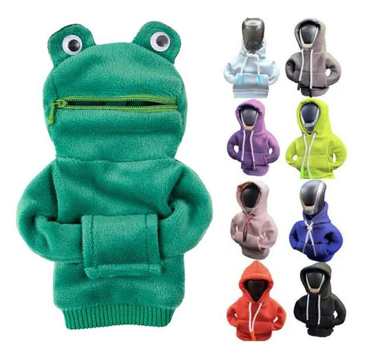 Automotive Interior Accessories Fashionable Hooded Shirt Shift Knobs Mini Hoodie Car Gear Shift Cover