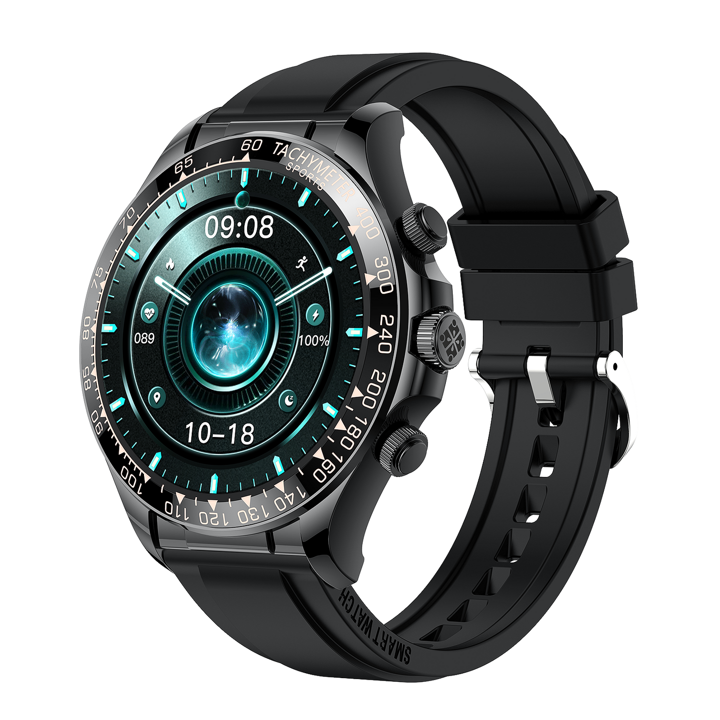 EX108 smart watch dual button 1.55 HD multi-sport wireless charging and payment function