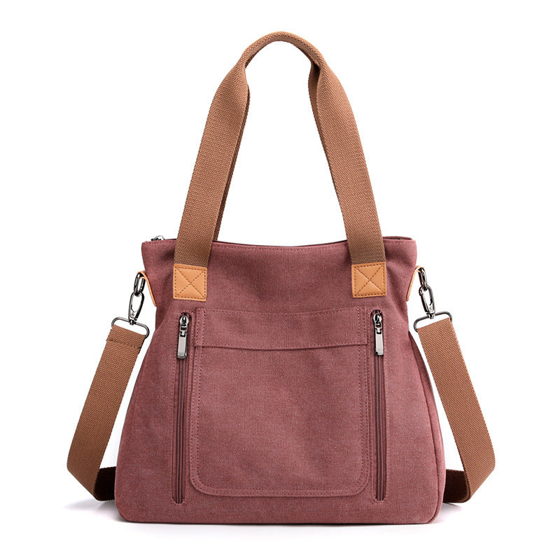 Women Totes All-match Portable Large-capacity Female Canvas Bag Female Casual Shoulder Bags