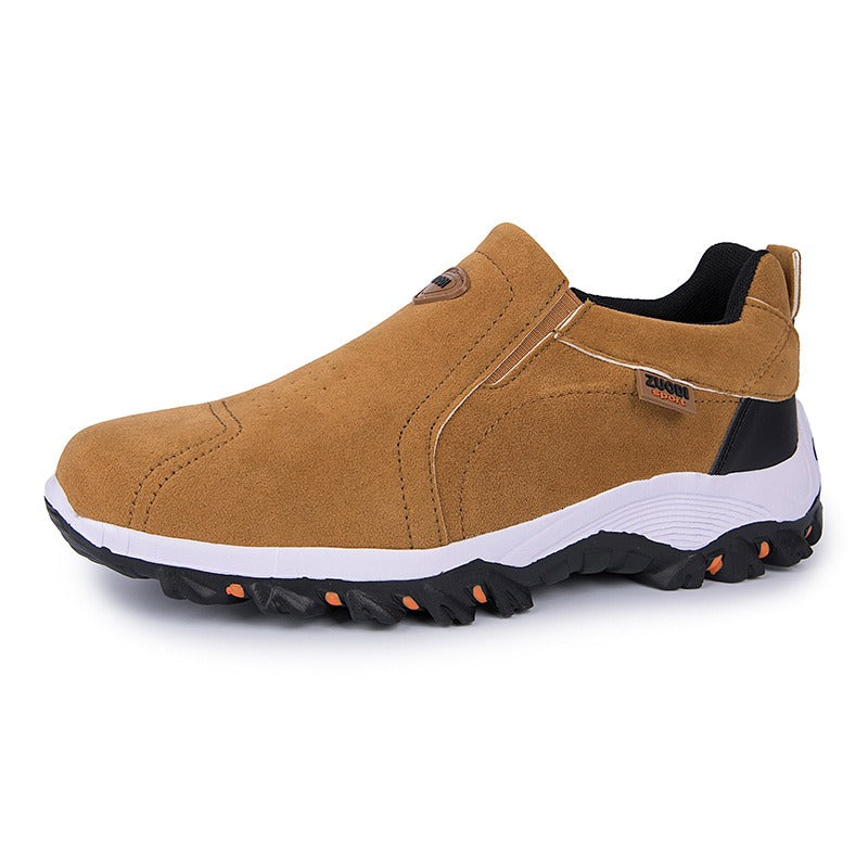 Large Size Men's Shoes Anti-Slip Wear Hiking Shoes Outdoor Low-Top Shoes Breathable Climbing Shoes Casual Sports Shoes