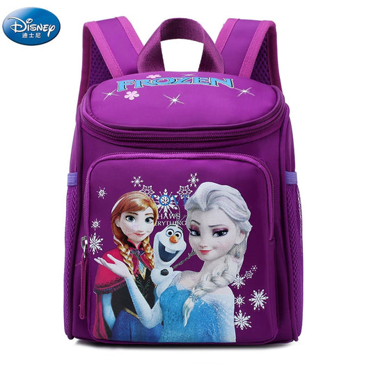 Mädchen eingefroren Elsa AnnaSchneekönigin Prinzessin Plüsch Rucksäcke Kinder Disney Schultasche Atmungsaktiver Rucksack