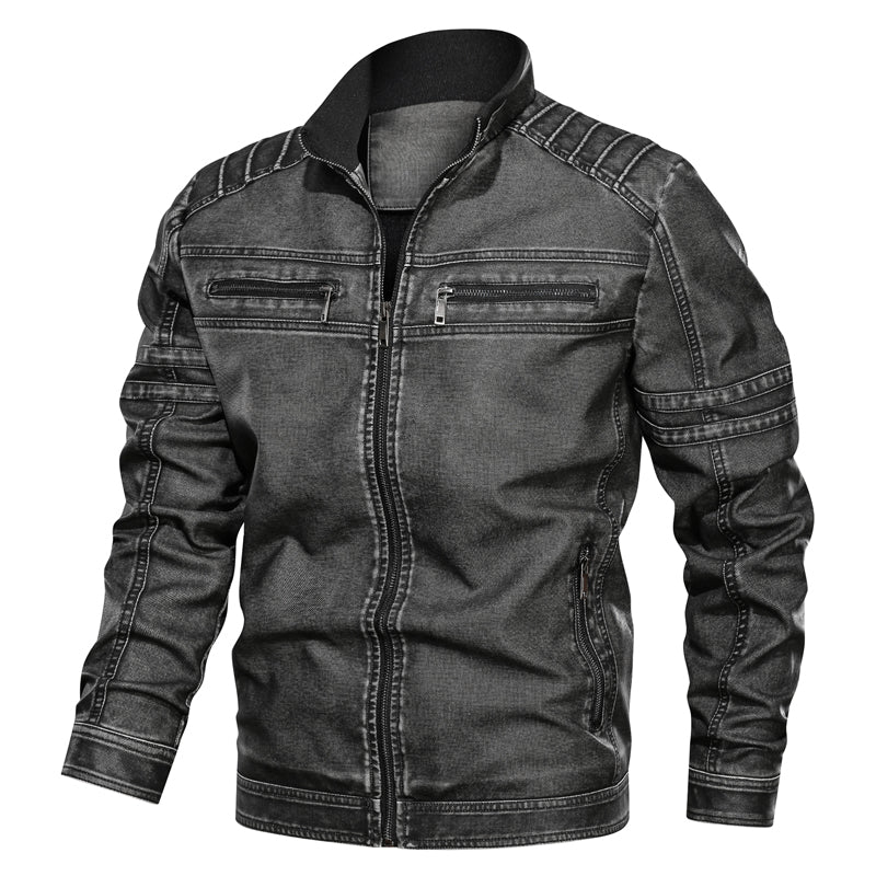 Men's vintage leather jacket