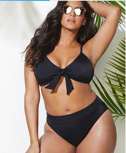 Sexy Plus Fat Person Plus Size Swimsuit Split Women Swimwear Bikini