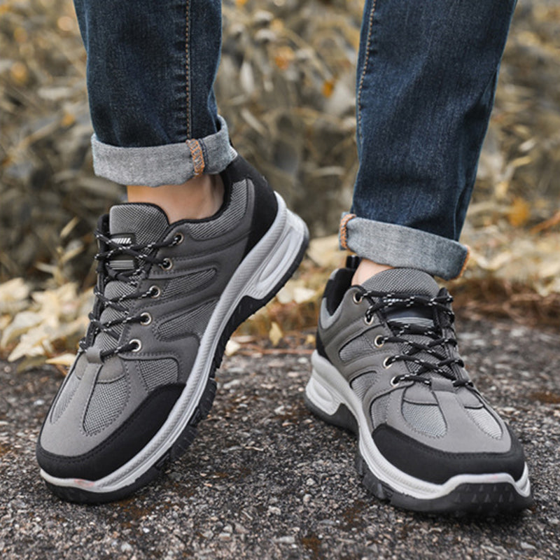 Casual Air Cushion Mesh Shoes Men Outdoor Breathable  Lace-up Sneakers Running Sports Shoes