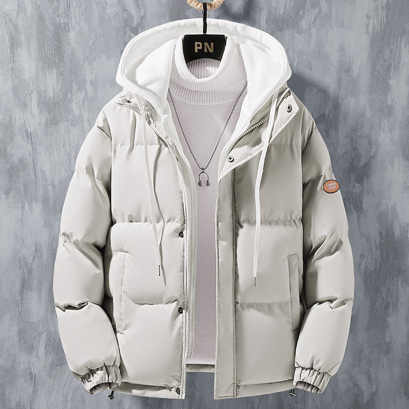 Cotton-padded Coat Men's Winter New Trendy Handsome Windproof