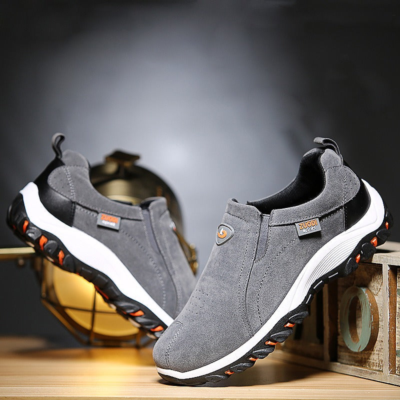 Large Size Men's Shoes Anti-Slip Wear Hiking Shoes Outdoor Low-Top Shoes Breathable Climbing Shoes Casual Sports Shoes