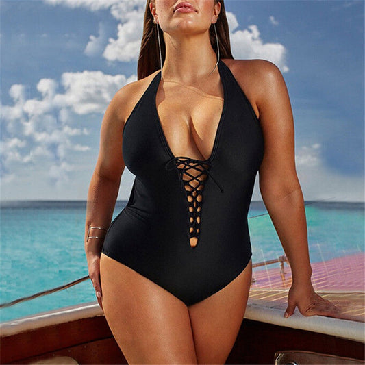 Plus Size Bademode Badeanzug Frauen One Piece Bikini Plus Size Badeanzug Big Size Bademode Biquini