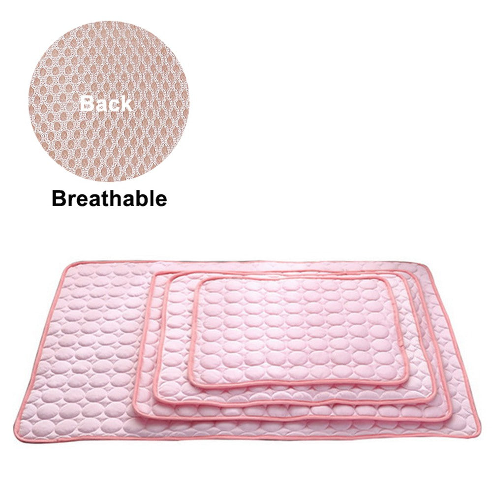 Dog Mat Cooling Summer Pad Mat For Dogs Cat Blanket Sofa Breathable Pet Dog Bed Summer Washable For Small Medium Large Dogs Car