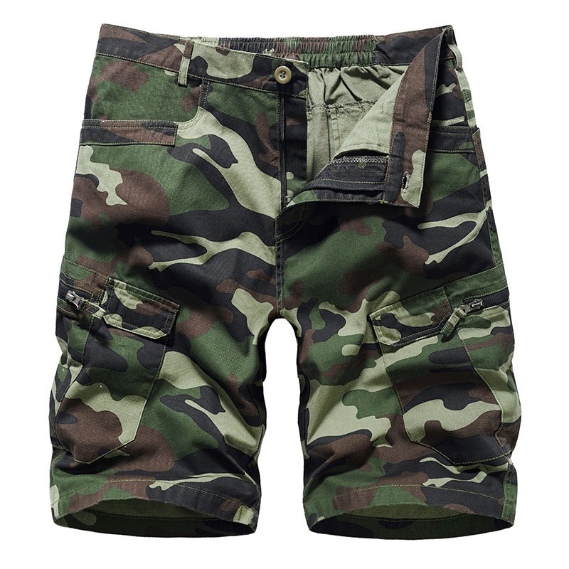 New Mens Workwear Shorts,Camouflage Loose Fitting Oversized Casual Mens Capris