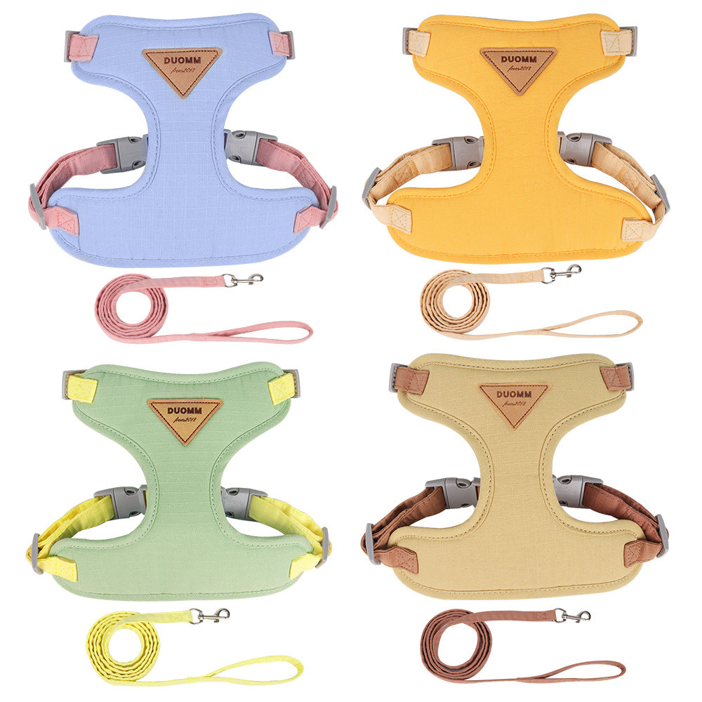 Hot Sale Dog Breast Strap Anti Breaking Loose Pet Harness Small Dog Dog Leash Pet Hand Holding Rope Wholesale