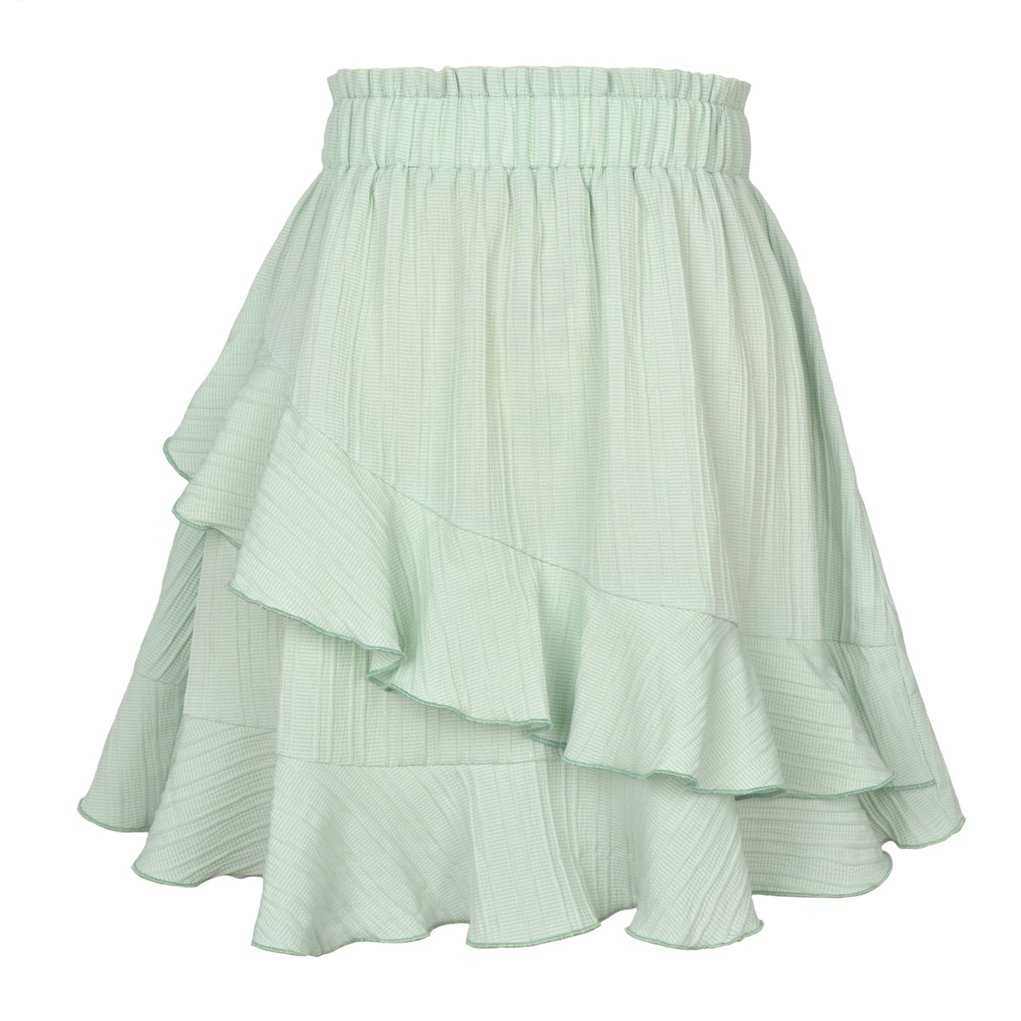 Ruffled Skirt Women's High Waist