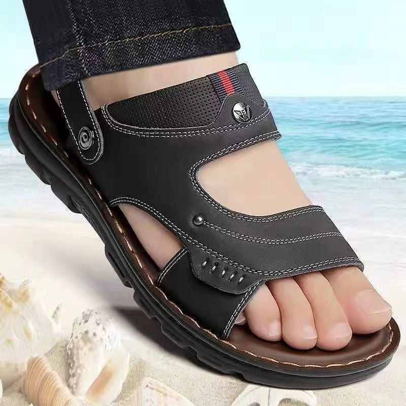 Men's Sandals Fashion Casual Beach Soft Bottom Slippers