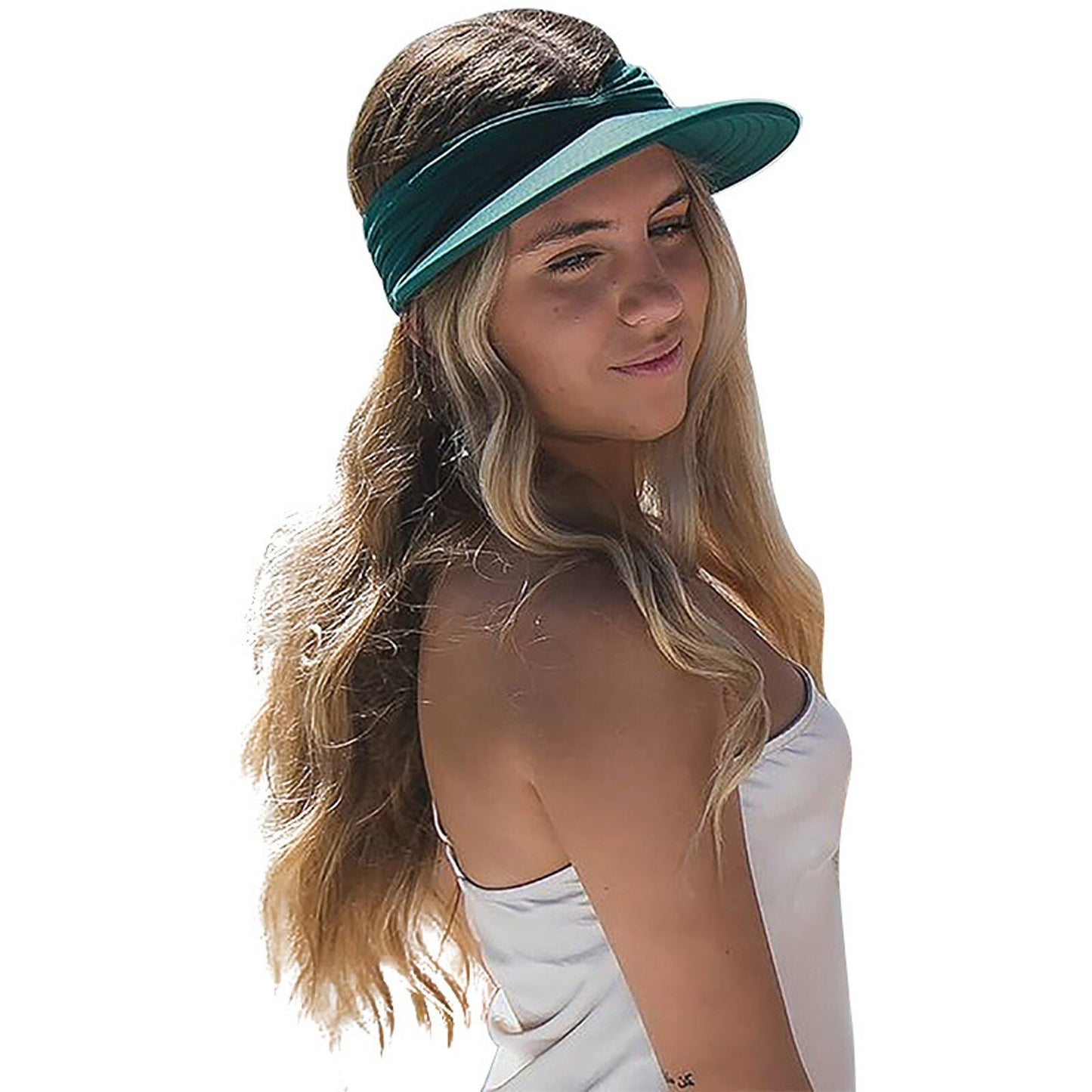 Cross-Border New Anti-Ultraviolet Sun Visor Outdoor Fashion Trend Empty Top Hat, Creative Big Brim Hat