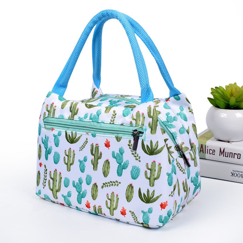 Portable Lunch Bag Thickened Rice Bag Fashionable Oxford Cloth Lunch Box