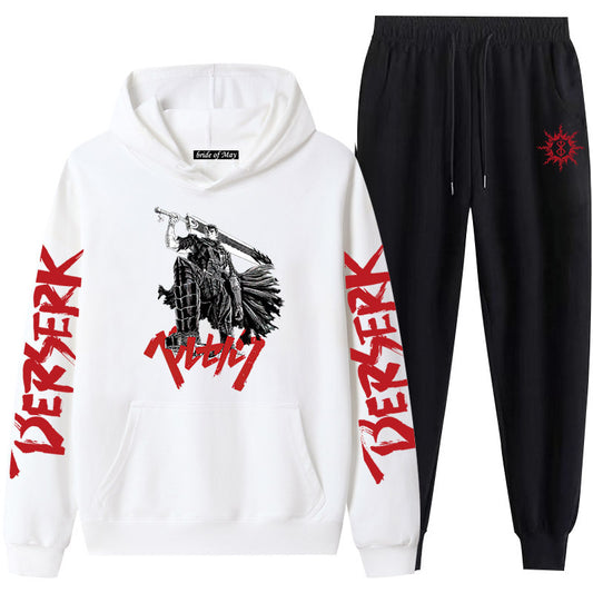 Bersek Sword Wind Legend Couples Sweatshirt Leggings Hooded Suit Men And Women Two-Piece