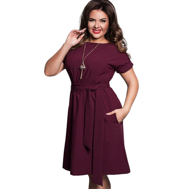 Plus size dress for women big size ladies clothing