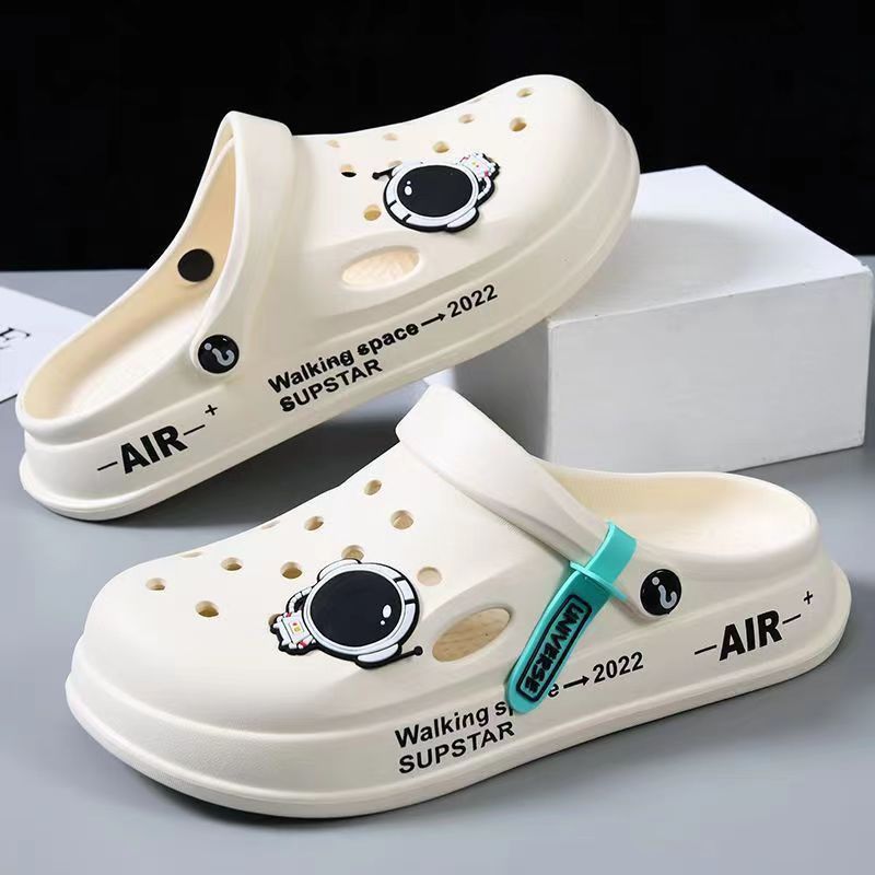 Astronaut Decor Slippers Summer Indoor Home Shoes Outdoor Garden Clogs Shoes