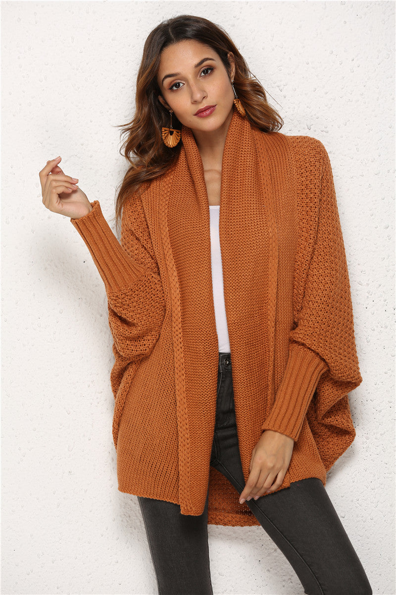 Winter New Sweater Sweater Cardigan Large Women's Sweater Coat