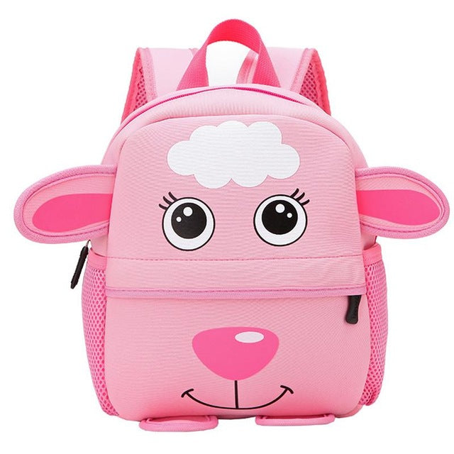 3D Animal Children Backpacks Brand Design Girl Boys Backpack Toddler Kids Neoprene School Bags Kindergarten Cartoon Bag