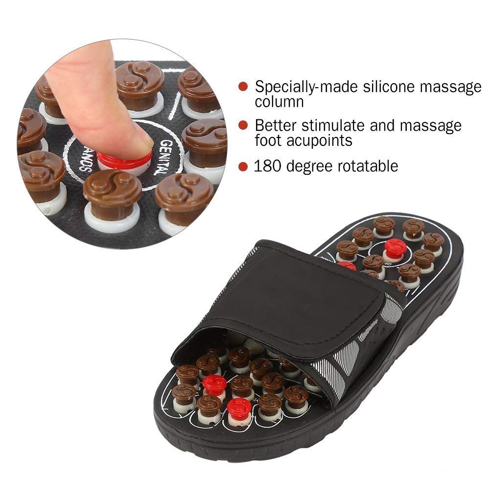 Foot Massage Slippers Acupuncture Therapy Massager Shoes For Foot Acupoint Activating Reflexology Feet Care Massageador Sandal