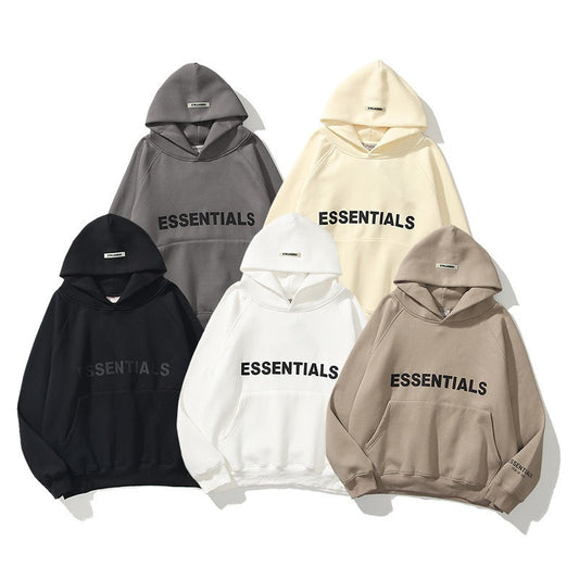 Raglanärmel Doppelkappe High Street Fashion FEAOFGODFOGESSENTIAL Pullover Paar Hoodie