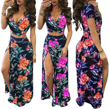 Classic Floral Hot Sale Dress Two Piece Set