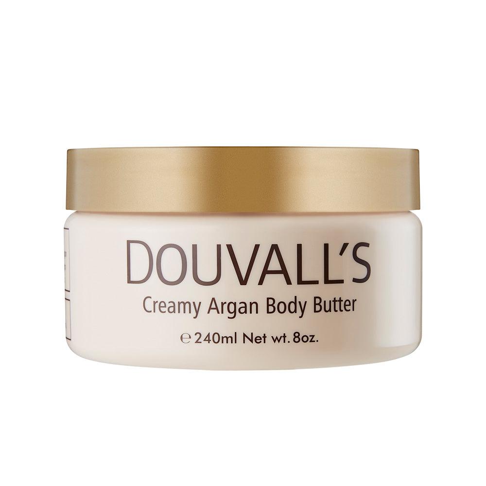 Organic Creamy Argan Body Butter Unscented 240ml NEW FORMULA