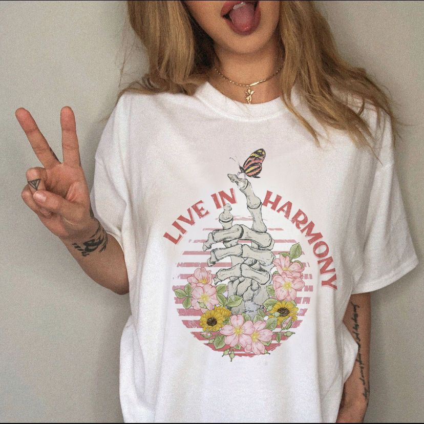 Summer Womens Cartoon Desert Pattern Printing Casual Fashion Slim Round Neck T Shirt Short Sleeve Top Clothes Ins Fashion