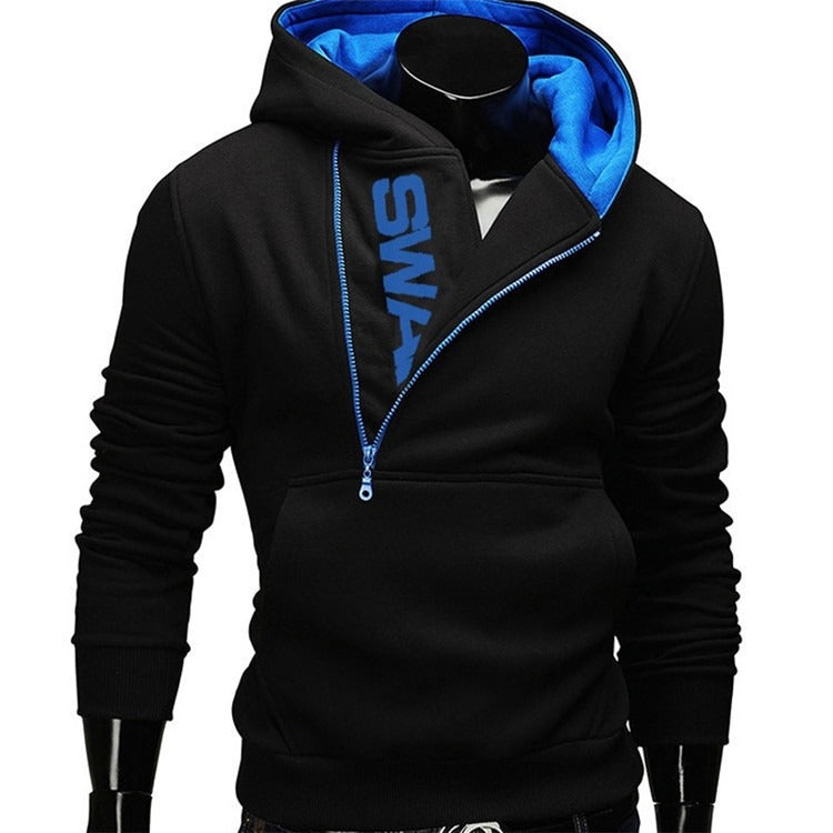 Muscle New Fitness Sports Bodysuit Men's Autumn Leisure Running Training Loose Youth Hoodie