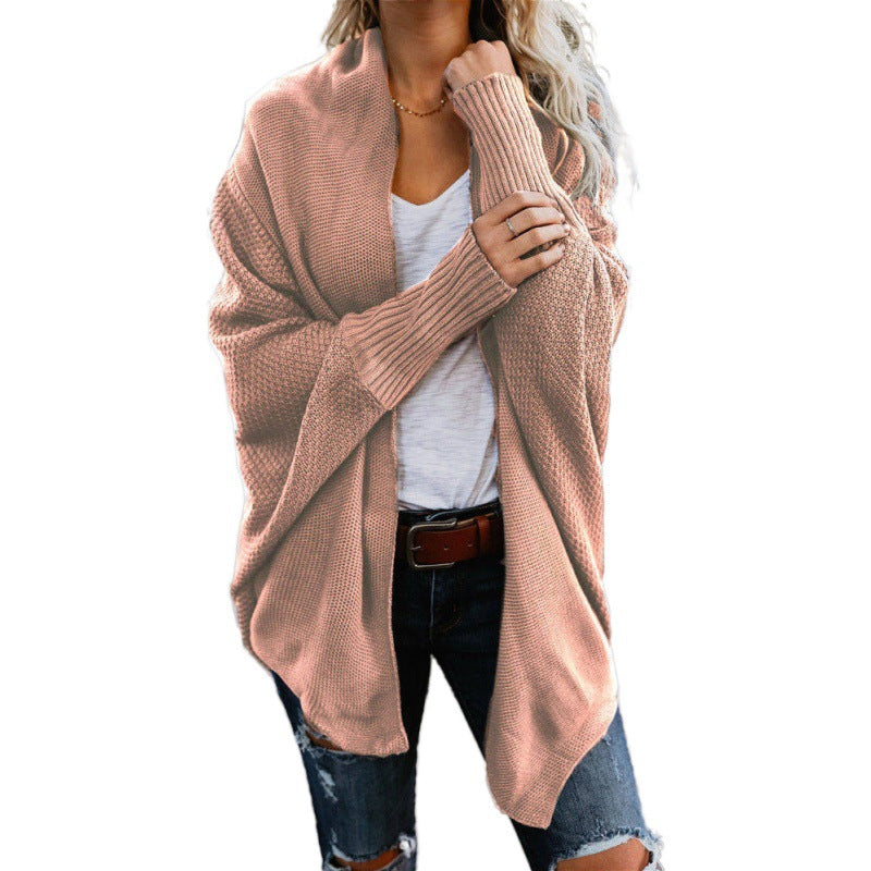 Winter New Sweater Sweater Cardigan Large Women's Sweater Coat