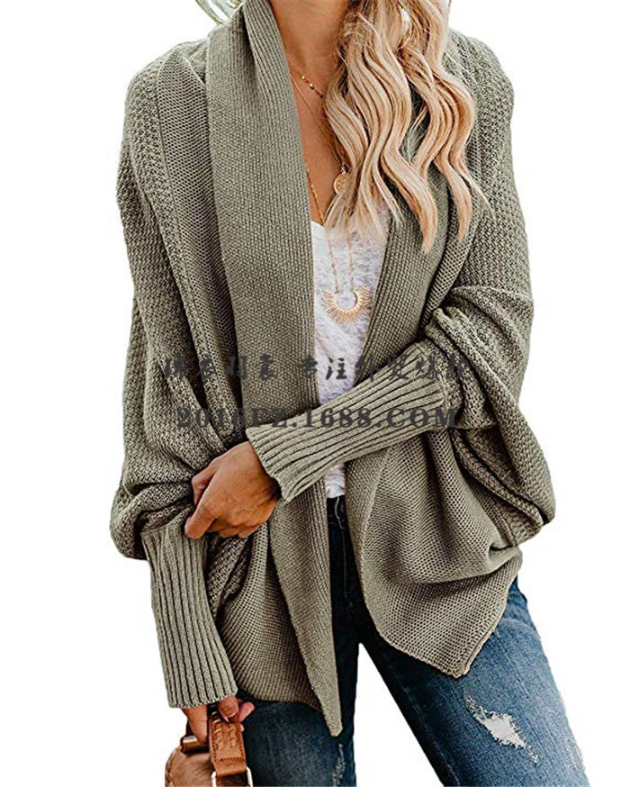 Winter New Sweater Sweater Cardigan Large Women's Sweater Coat